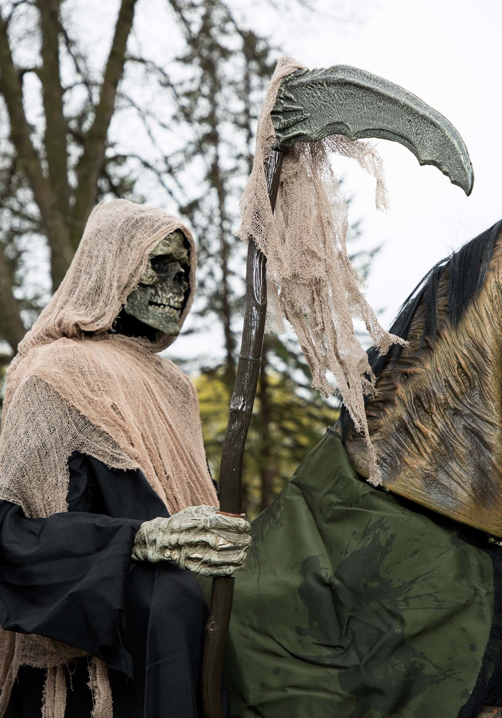 7FT Reaper's Ride Animatronic Halloween Decoration