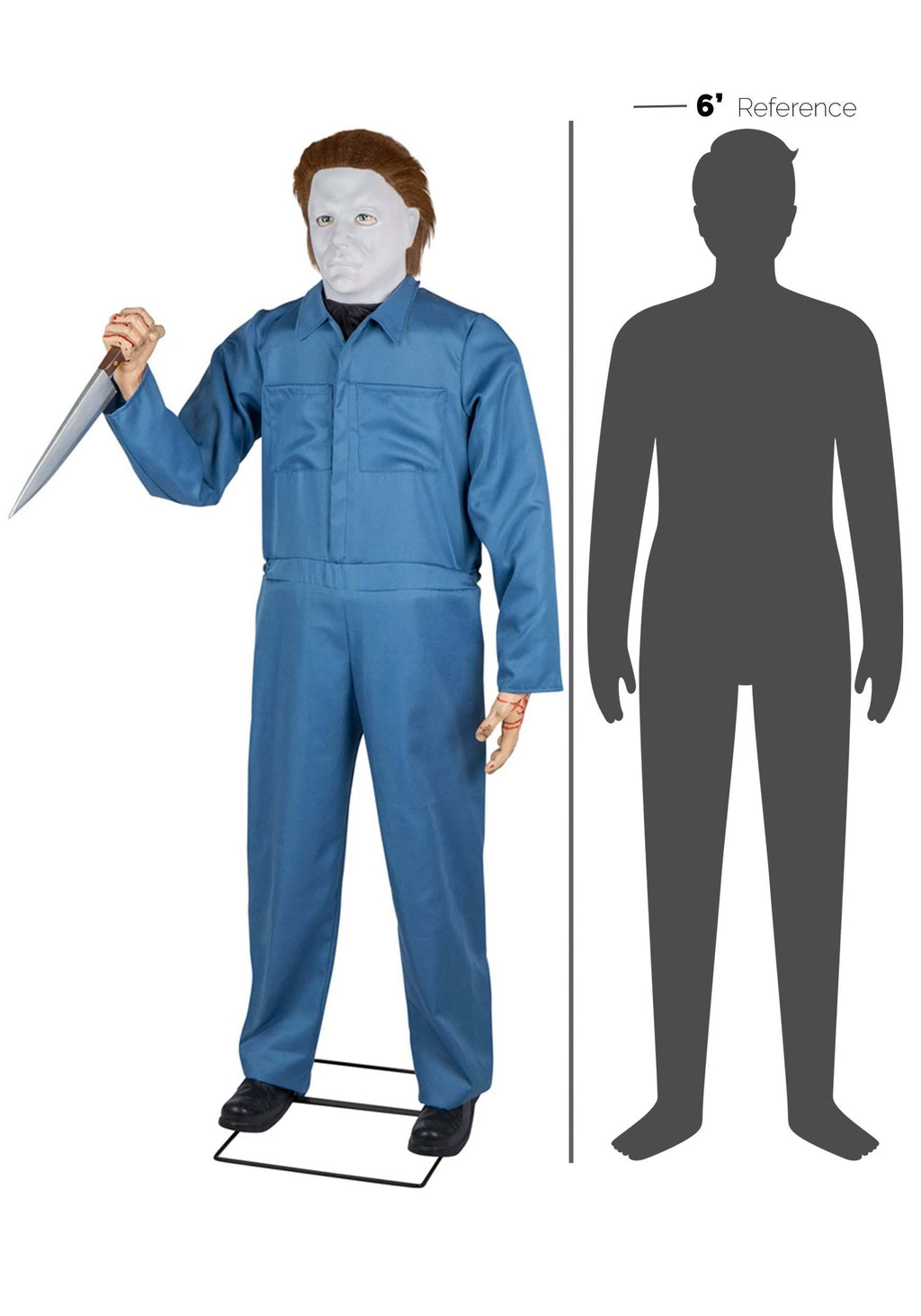 6FT Animatronic Michael Myers Halloween Decoration