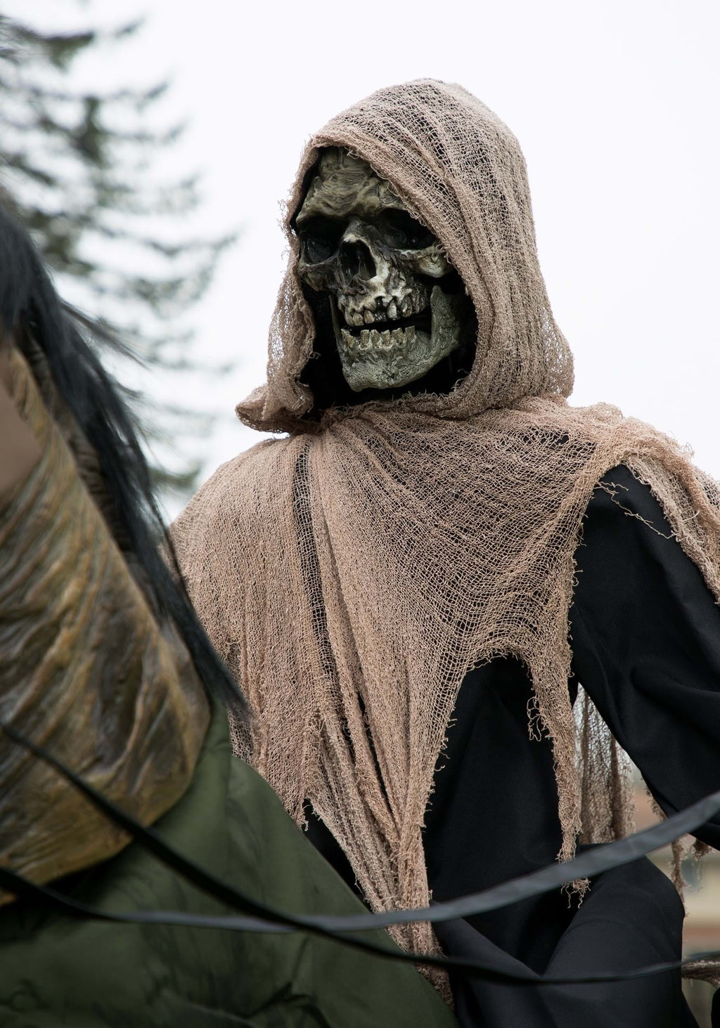 7FT Reaper's Ride Animatronic Halloween Decoration