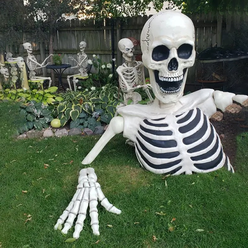 NEW Giant 7’5” Ground Breaking Skeleton with LED Eyes and Sound SHIPS NOW!