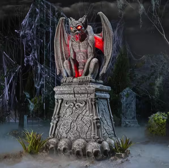 5-foot-tall "Grave and Bones" LED smoke monster